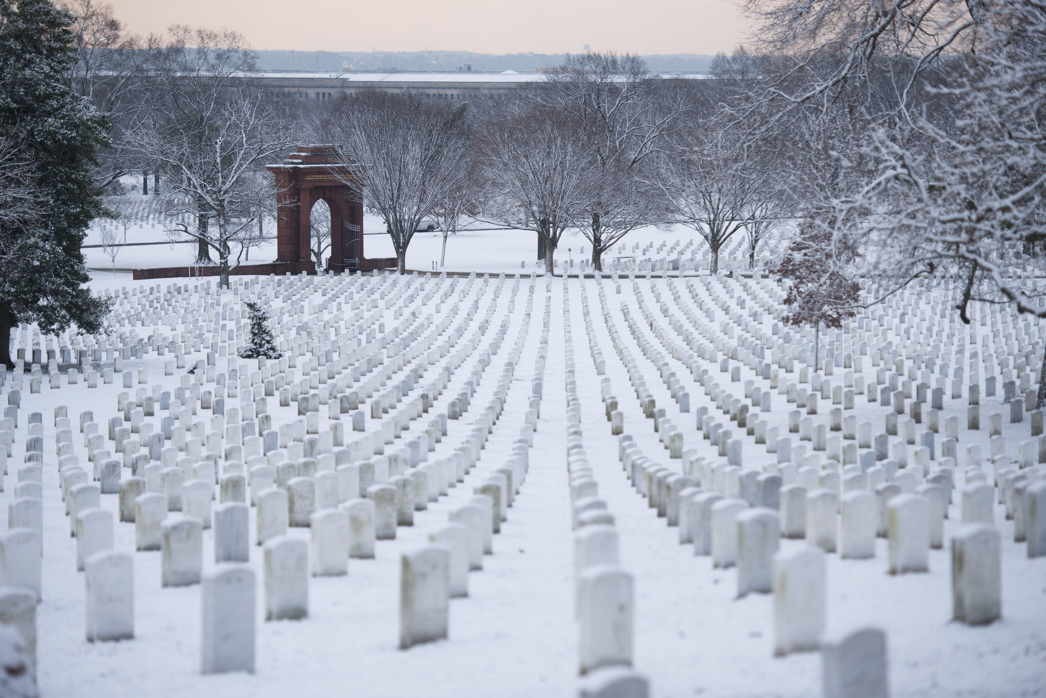 Photo of winter at the cemetery
