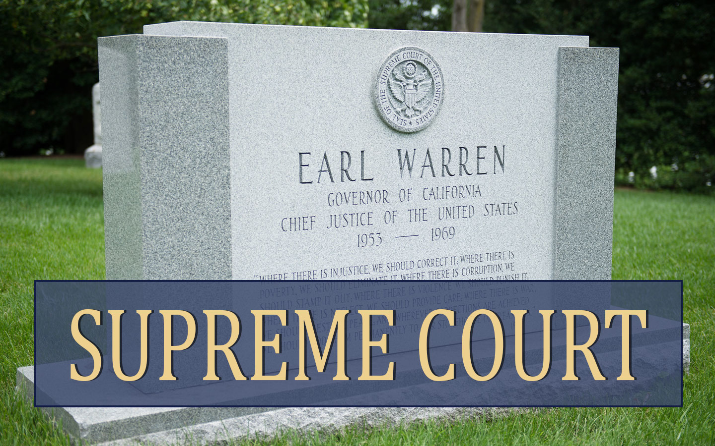 U.S. Supreme Court at Arlington National Cemetery