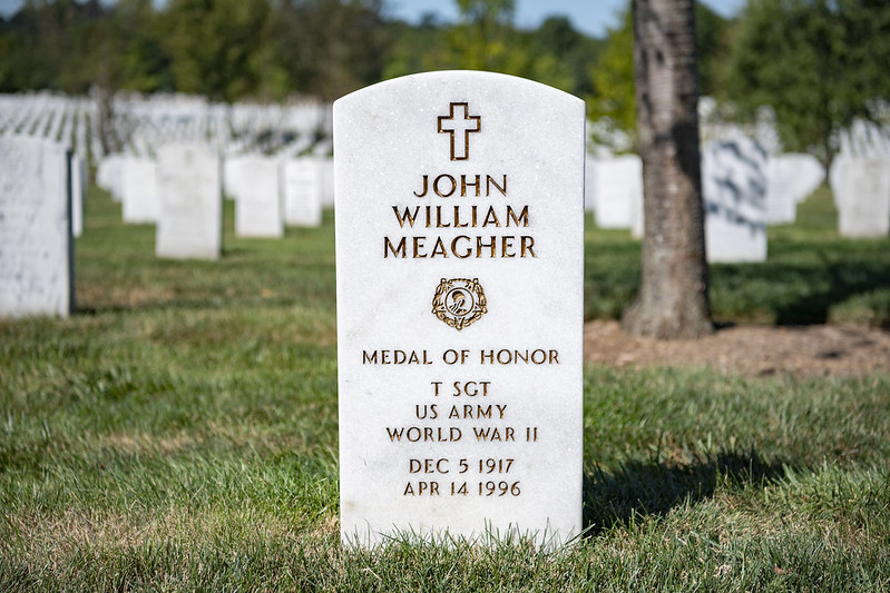 john w meagher grave marker