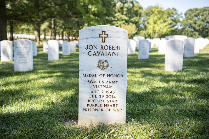 jon r cavaiani grave marker