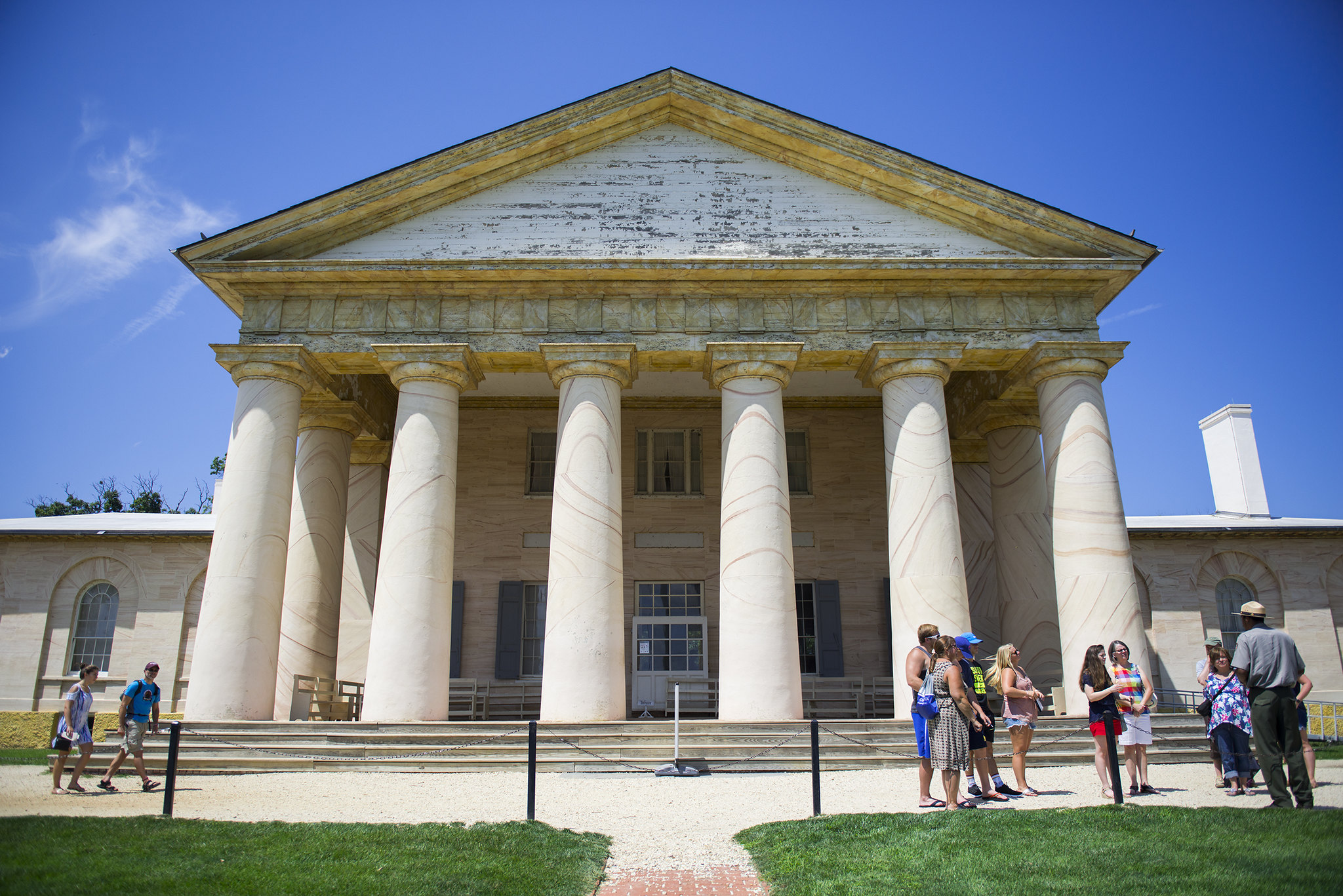 The front of Arlington House