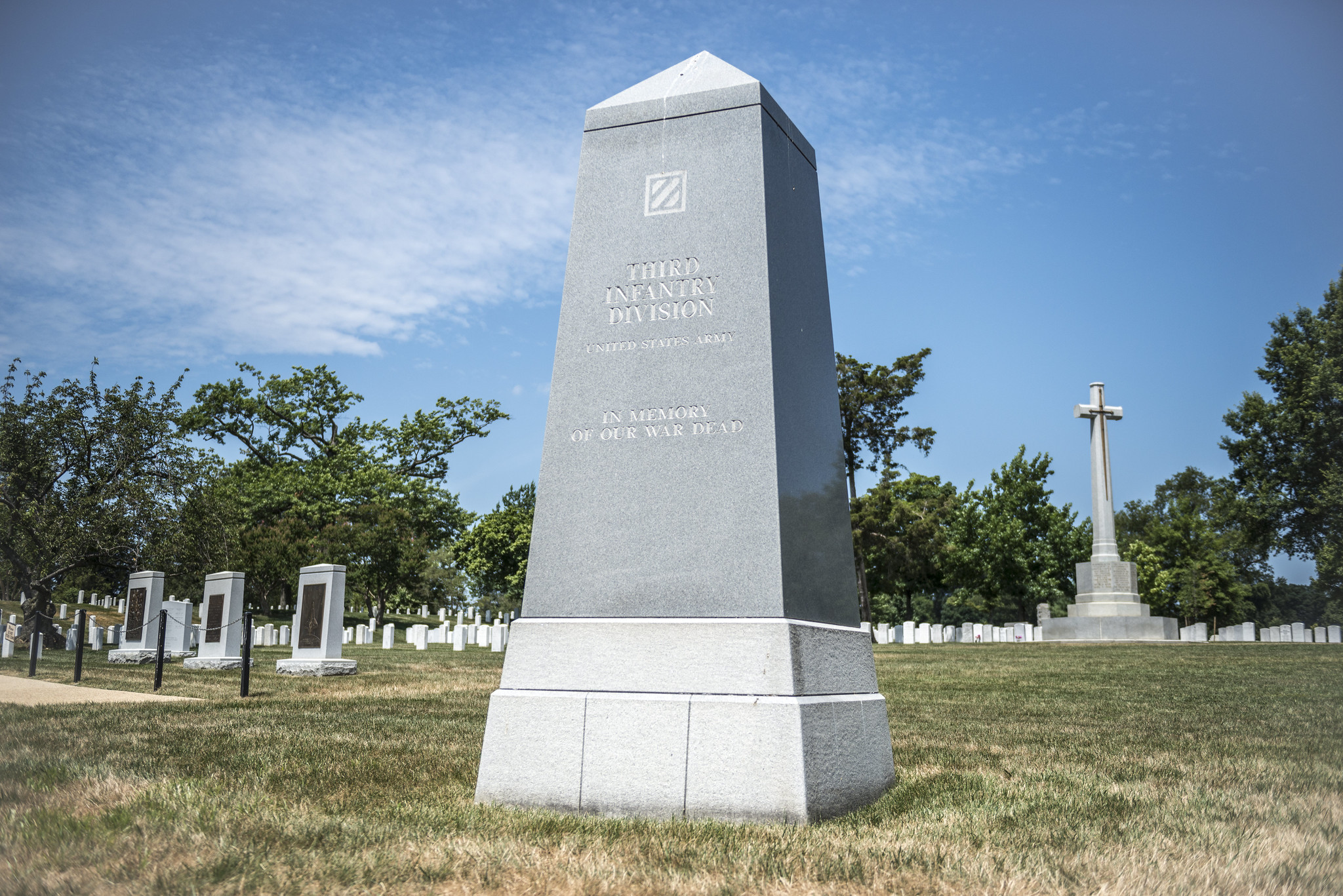 explore-monuments-3rd-infantry A nine-ton gray obelisk commemorates the service of the Army's 3rd Infantry Division