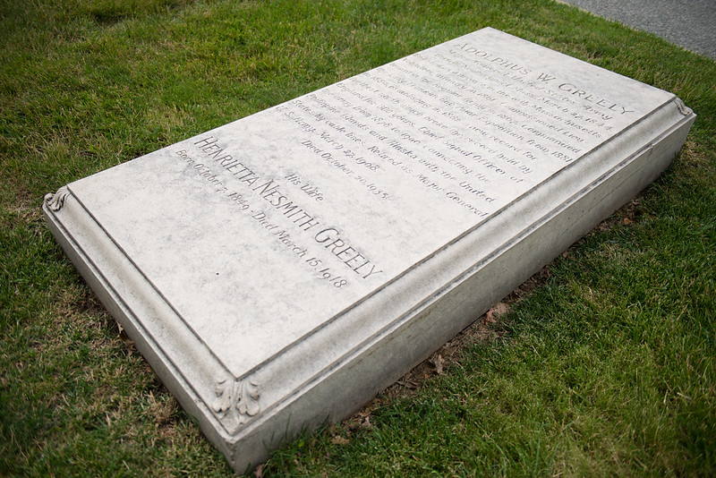 Gravestone of 19th-century military leader and explorer Adolphus Greely Gravestone of 19th-century military leader and explorer Adolphus Greely