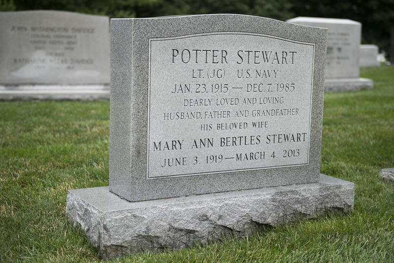 explore-notable-supreme-court-stewart637094194434526976 Gravestone of Supreme Court Justice Potter Stewart